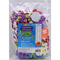Darice Foamies 'Dot to Dot' Alphabet Stickers (Pack of 200)