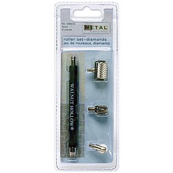 Metal Roller Kit with Diamonds Pattern
