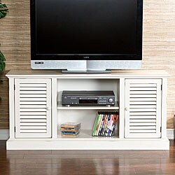 Mockingbird Antique White Media Stand