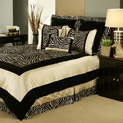 Sherry Kline 'Zuma' 7-Piece Zebra Print Comforter Set