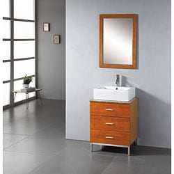  Bathroom Vanity on Contemporary 24 Inch Bathroom Vanity   Overstock Com