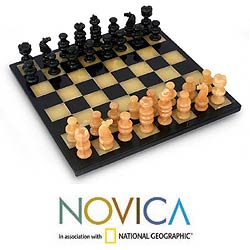 Onyx and Marble 'Victory' Chess Set (Mexico)