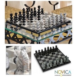 'Sophisticate' Marble Chess Set (Mexico)