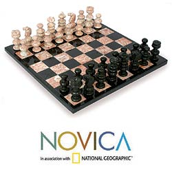 'Glorious Battle' Marble Chess Set (Mexico)