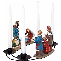 Nativity Oval Candleholder