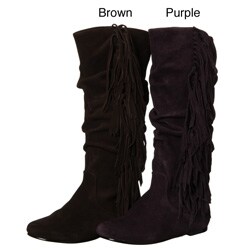 Steve Madden Women's 'Tarzana' Fringed Mid-calf Boots