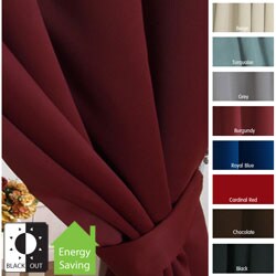 Tab Top Thermal Insulated 95-inch Blackout Curtain Panel Pair