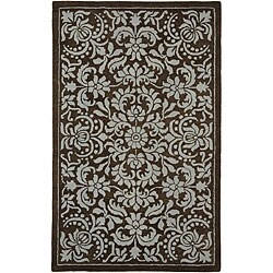 Hand-tufted Contempo Flora Wool Rug (9' x 13')