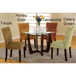 Empire Microfiber Parson Chairs (Set of 2)