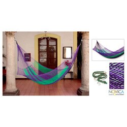 Nylon Green Vineyard Hammock (Mexico)
