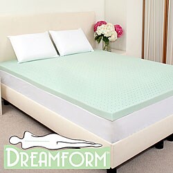 Dream Form Green Tea 3-inch Memory Foam Mattress Topper