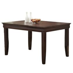 60-inch Espresso Wood Dining Table