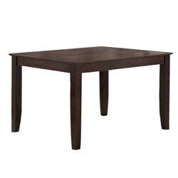 60-inch Espresso Wood Dining Table