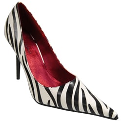 zebra stiletto heels