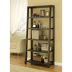 Coffee Bean 5-tier Step Bookcase