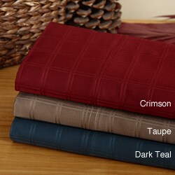 Dobby Windowpane 420 Thread Count Egyptian Cotton Sheet Set