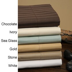 Luxury Manor 800 Thread Count Stripe Cotton Sheet Set