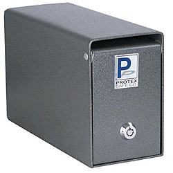 Protex Small Box Depository Safe with Key Lock