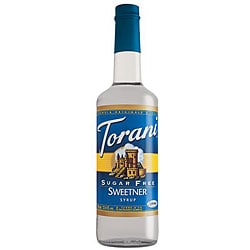 Torani Pet Sugar Free Sweetener Syrup 750ML (Pack of 6)