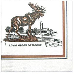 Paterson Pacific Parch Moose Cocktail Napkin (Case of 5000)