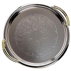 Carlisle Foodservice 14-in Round Tray w/ Handles