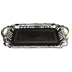 Carlisle Foodservice 16 x 11 Retangular Chrome Tray