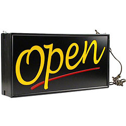 E Brite Sign Products Standard Open Sign