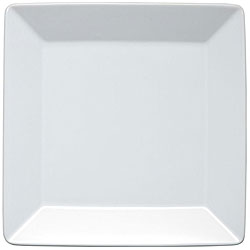 Waechtersbach Large-rimmed White Square Plates (Set of 2)