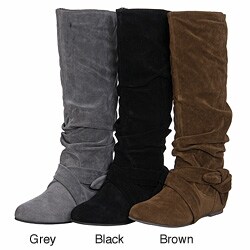 Groove Women's 'Progress' Knee-high Slouch Boots