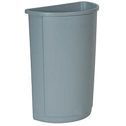 Rubbermaid Commercial 21 Gallon Gray Waste Receptacle