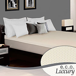 E.C.O. 2-inch Luxury Latex Queen Mattress Toppers (Pack of 4)