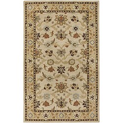 Hand-tufted Coliseum Wool Rug (6' x 9')