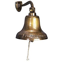 Antique Replica 1912 Brass Titanic Ship Bell 