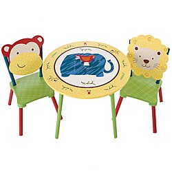 Jungle Jingle Kids' 3-piece Table Set
