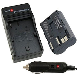 Camera Battery and Charger for Canon Rebel EOS/20D/30D/40D/D60/G5