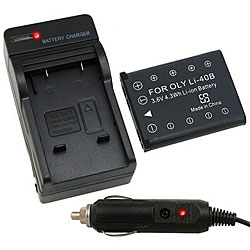 Battery and Charger 250378 for Nikon Coolpix S210