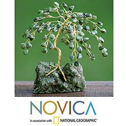 'Olive Branch of Peace' Gemstone Tree (Brazil)