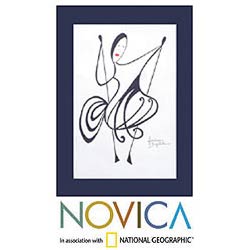 'Liberty' Original Art Ink Painting (Brazil)