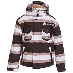 Sessions Saber Kid's Java Stripe Snowboard Jacket