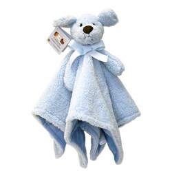 Piccolo Bambino Blue Dog 'Cuddly Pals' Soft Blanket