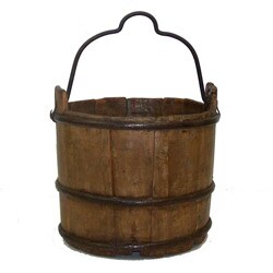 Antique Iron-handle Water Bucket