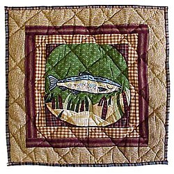 'Gone Fishing' Throw Pillows (Set of 2)