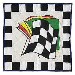 Racecar Throw Pillows with Fillers (Set of 2)