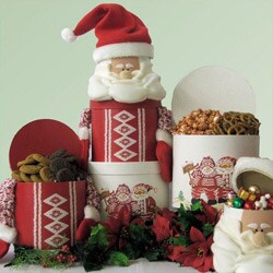 Christmas Holiday Santa Gift Tower.
