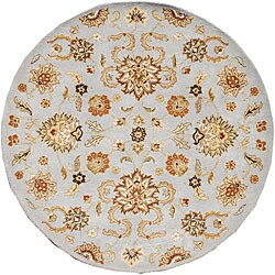 Hand-tufted Tumsar New Zealand Wool Rug (6' Round)