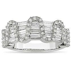 14k White Gold 1 1/2ct TDW Diamond Ring (G-H, SI1-SI2) (Size 7)