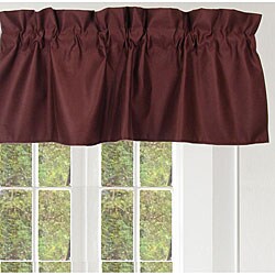 Ultrasoft 'Burgundy' Valance Pair (54 in. x 18 in.)