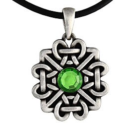 Pewter Awen Celtic Necklace