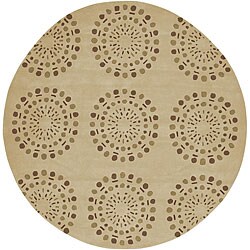 Hand-tufted Vente New Zealand Wool Rug (8' Round)