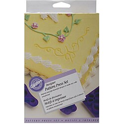 Wilton Designer Pattern Cake Press Kit